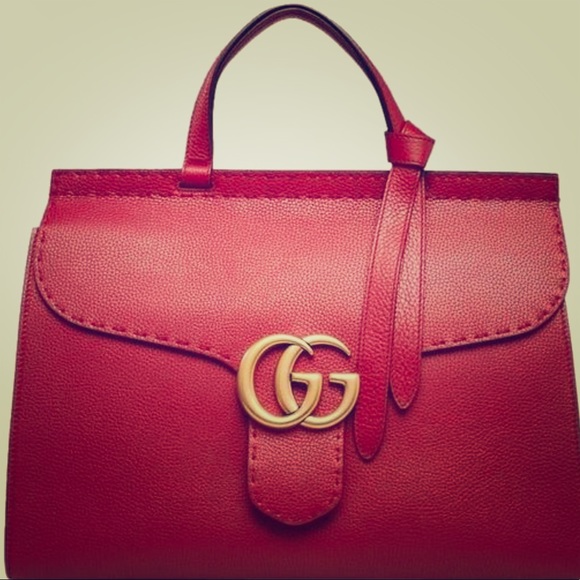 Gucci Marmont Top Handle - - Picture 1 of 14